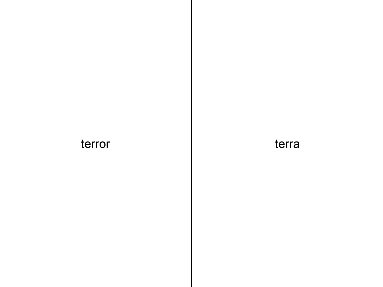 marc mer: terror terra, wortwerk, 19814.1, 2015   copyright: marc mer | vg bild-kunst | vg wort