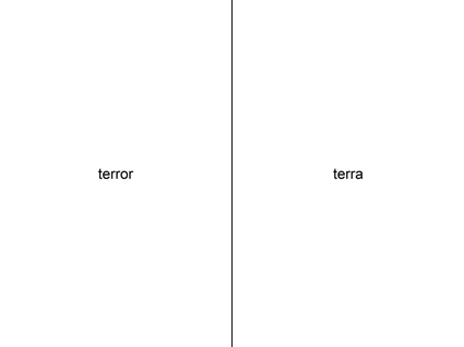 marc mer: terror terra, wortwerk, 19814.1, 2015 // copyright: marc mer | vg bild-kunst | vg wort